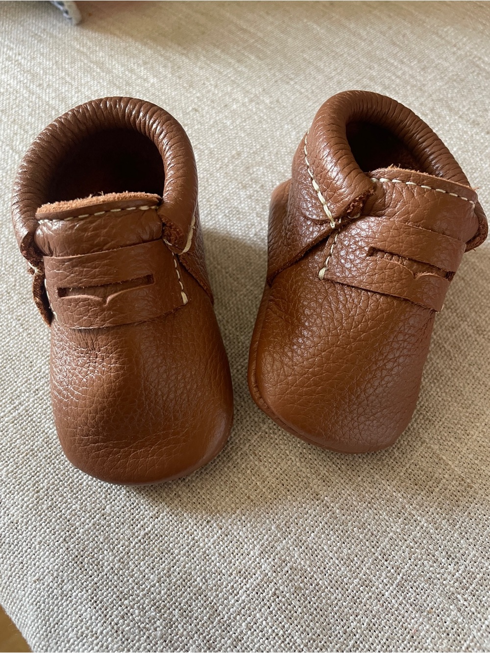 Freshly Picked Brown Leather Moccasin Slip-On Shoes